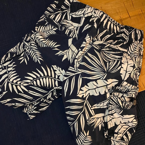 Short boy style hawaïen blue - Picture 2 of 4